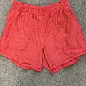 Women's Coral Athletic Shorts